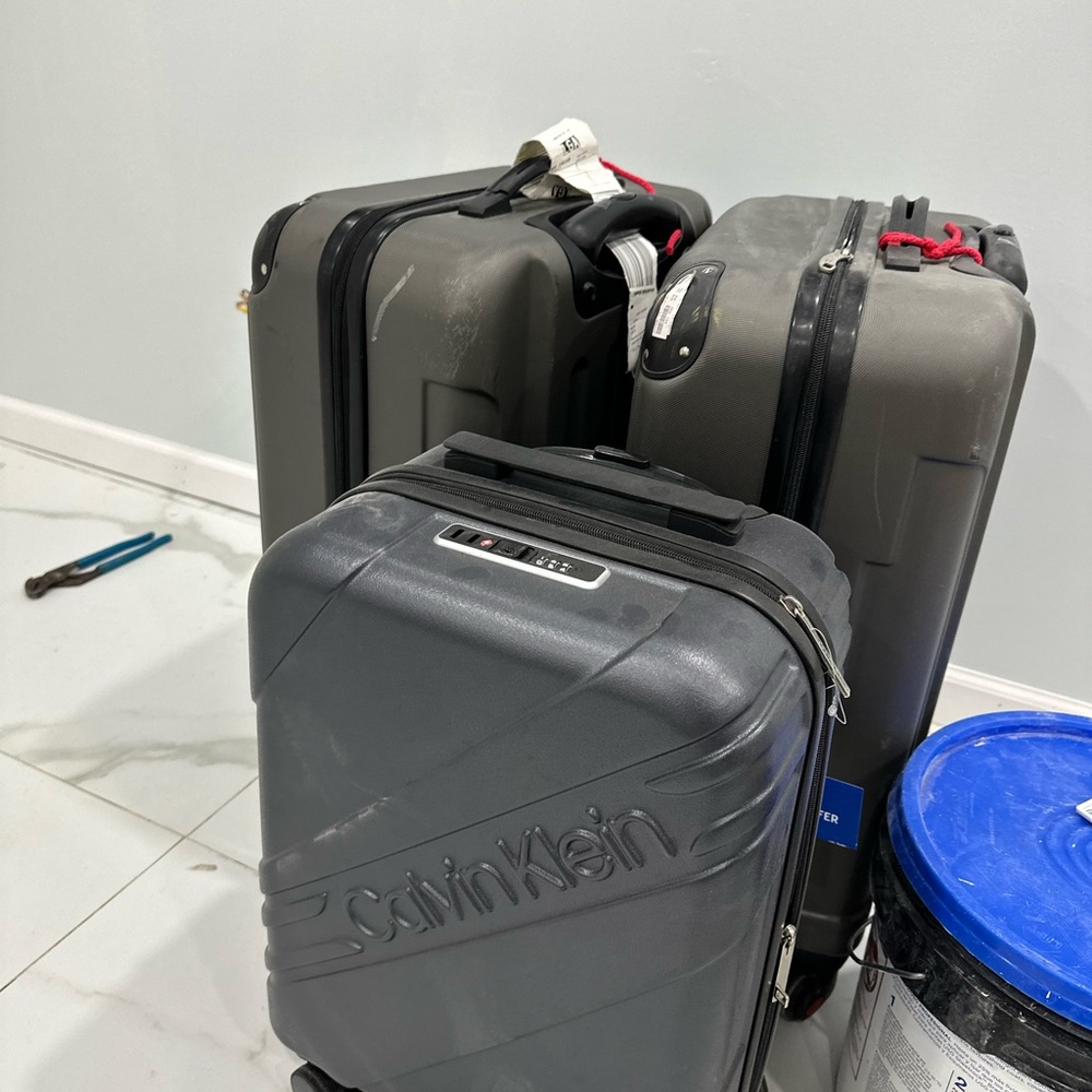 Calvin Klein Charcoal Luggage Set